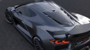 2024 Chevy Corvette Z06 widebody CGI facelift by Evrim Ozgun