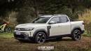 2024 Dacia Duster Pickup Truck rendering by X-Tomi Design