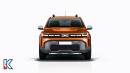 2024 Dacia Duster rendering by Kleber Silva