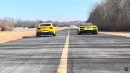 Dark Horse vs Raptor R vs Corvette Z06 on StangMode