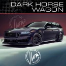 2024 Ford Mustang Dark Horse Wagon rendering by jlord8