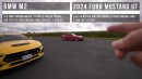 2024 Ford Mustang Drag Races BMW M2