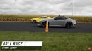 2024 Ford Mustang GT vs Nissan Z drag race on Sam CarLegion