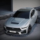 2024 Ford Mustang GT Hatch rendering by sugardesign_1