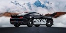 2024 Ford Mustang GT Police Interceptor rendering by Aksyonov Nikita