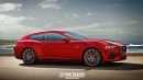 2024 Ford Mustang GT Shooting Brake rendering by X-Tomi Design
