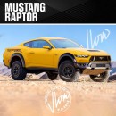 2024 Ford Mustang GT Raptor rendering by jlord8