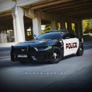 2024 Ford Mustang Sedan Police - Rendering