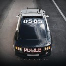 2024 Ford Mustang Sedan Police - Rendering