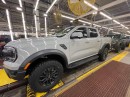 2024 Ford Ranger Raptor Michigan Assembly Plant production test run