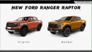 2024 Ford Ranger Raptor rendering by Digimods DESIGN