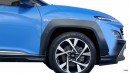 2024 Hyundai Kona Sensuous Sportiness new generation rendering by SRK Designs