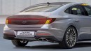 2024 Hyundai Sonata CGI facelift by Carbizzy