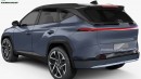 2024 Hyundai Tucson N-Line CGI facelift by Digimods DESIGN