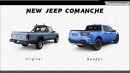 2024 Jeep Comanche CGI revival by Digimods DESIGN