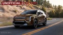 2024 Kia Sorento CGI facelift by AutoYa
