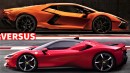 Lamborghini Revuelto vs Ferrari SF90
