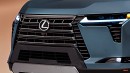2024 Lexus GX 550 Overtrail+ pickup truck rendering by SRK Designs