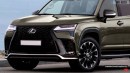 2024 Lexus GX and Nissan Patrol Warrior renderings