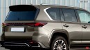2024 Lexus GX and Nissan Patrol Warrior renderings