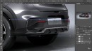 2024 Lexus LBX F Sport rendering by Theottle
