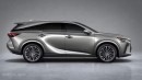 2024 Lexus RX L seven seat CUV rendering by AutoYa