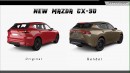 Representación del Mazda CX-90 2024 por Digimods DESIGN