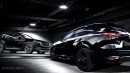 2024 Mazda CX-90 CUV de siete y ocho asientos renderizado por AutoYa