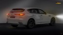 2024 Mazda CX-90 large crossover SUV rendering by Carbizzy