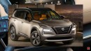 2024 Nissan Rogue CGI facelift by Halo oto