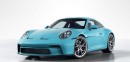 autoevolution's 2024 Porsche 911 S/T