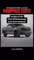 2025 Ram Rampage R/T Ute rendering by jlord8