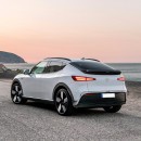 2024 Tesla Model 2 liftback sedan rendering by KDesign AG