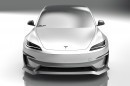 2024 Tesla Model 3 Performance with Unplugged Performance Carbon-Fiber Aero Kit