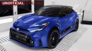 2024 Toyota C-HR GR Sport rendering by AutoYa