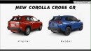 2024 Toyota Corolla Cross GR rendering by Digimods DESIGN