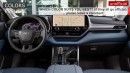 Toyota Grand Highlander rendering by AutoYa Interior