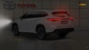 2024 Toyota Highlander CGI facelift by Carbizzy