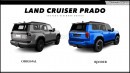 2024 Toyota Land Cruiser Prado 250 rendering by Digimods DESIGN