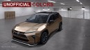 2024 Toyota RAV4 Compact CUV facelift rendering by AutoYa