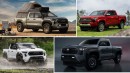 2024 Toyota Tacoma Trailhunter and trims