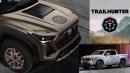 2024 Toyota Tacoma Trailhunter rendering by AutoYa