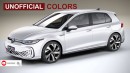 2024 VW Golf 8 refresh rendering by AutoYa