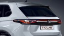 Volkswagen Tiguan Mk3 unofficial rendering by AutoYa
