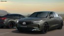 2025 Acura Integra Hybrid rendering by Digimods DESIGN
