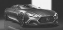 Mercedes-AMG SLS CGI revival sketch by tedoradze.giorgi