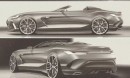 BMW Z8 Roadster CGI revival sketch by tedoradze.giorgi