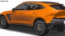 2025 Aston Martin DBX Valour rendering by Digimods DESIGN