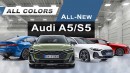 2025 Audi A5 & S5 CGI color reel by AutoYa