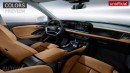Audi A6 Avant e-tron & A7 Avant rendering on AutoYa Interior